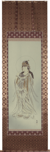 揚柳観音　掛軸